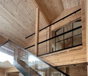 Лестницы - Современная лестница в деревянном доме