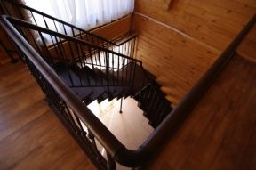 Стайрс - Комбинированная лестница (темная)
